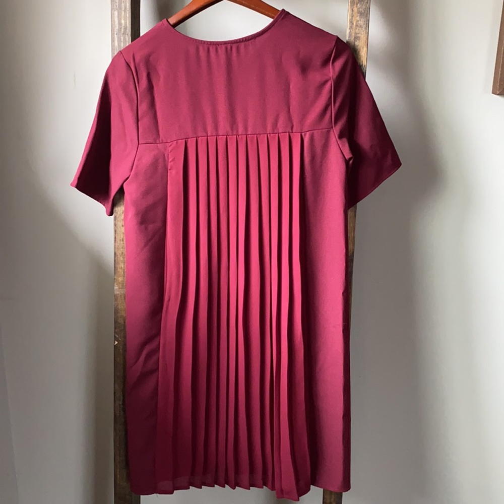 Red Flowy Dress - Picture 3 of 3